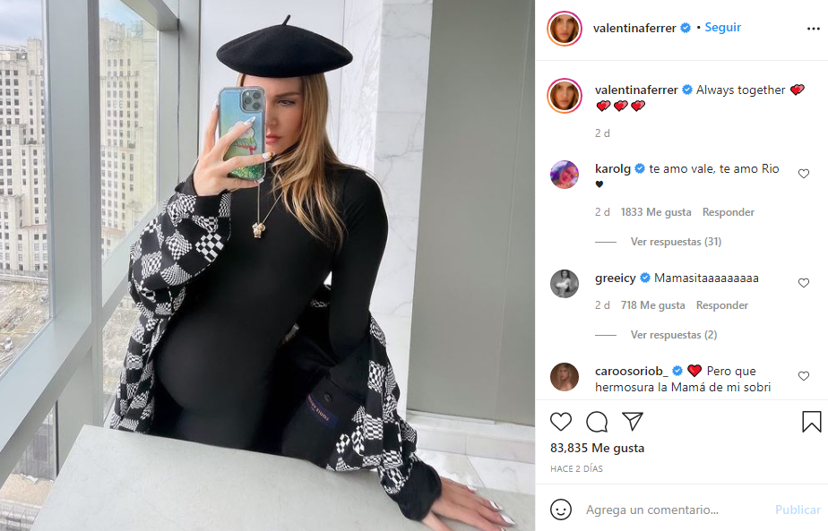 ¡Río!: Karol G reveló el nombre del hijo de J Balvin y Valentina Ferrer