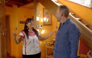 malucha pinto luce su casa