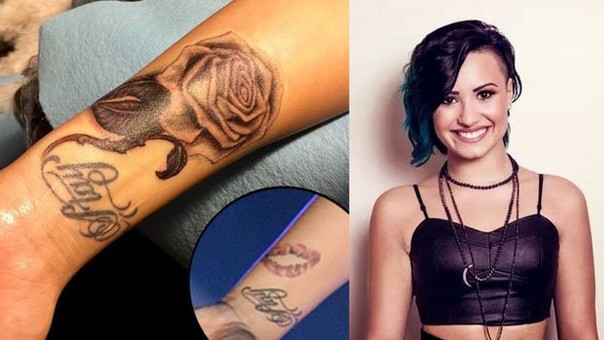 Demi Lovato Tapa Tatuaje