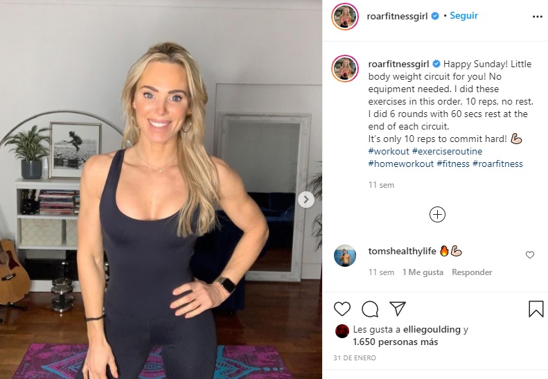 la instructora Sarah Lindsay sobre las metas