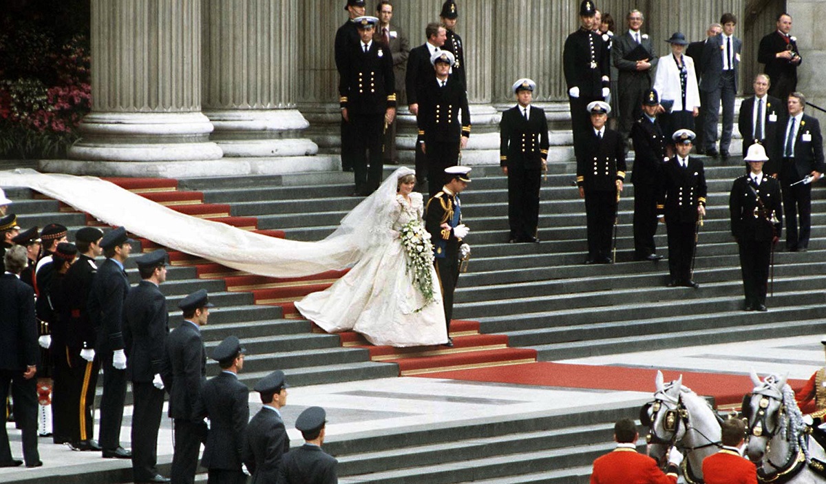 vestido de novia de diana de gales