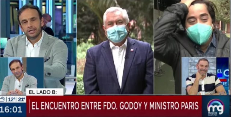 Fernando Godoy Y Ministro Paris