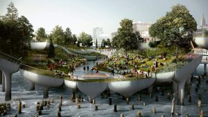 Little Island New York: El parque que flota sobre el río Hudson