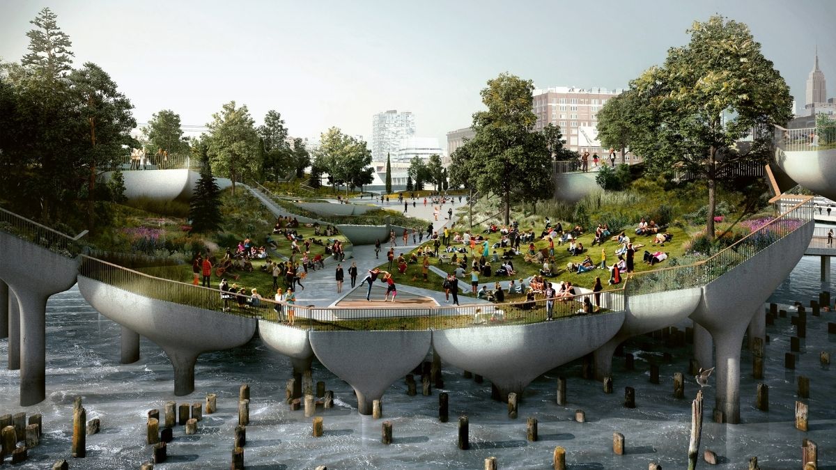 Little Island New York: El parque que flota sobre el río Hudson