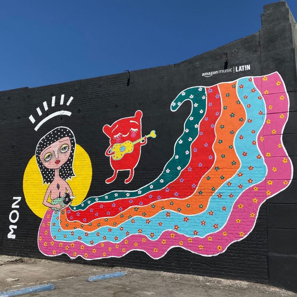 Mural De Mon Laferte, en Los Ángeles