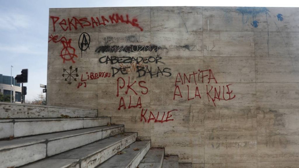 Vandalizado El Memorial De Jaime Guzmán