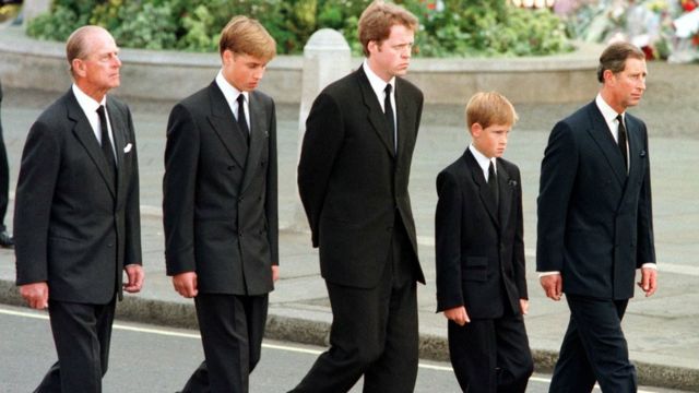 Funeral Diana De Gales Príncipe Harry