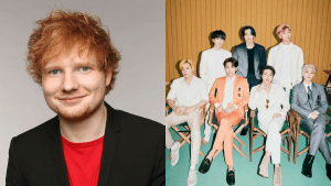 Ed Sheeran dio a concer que escribió una canción para BTS