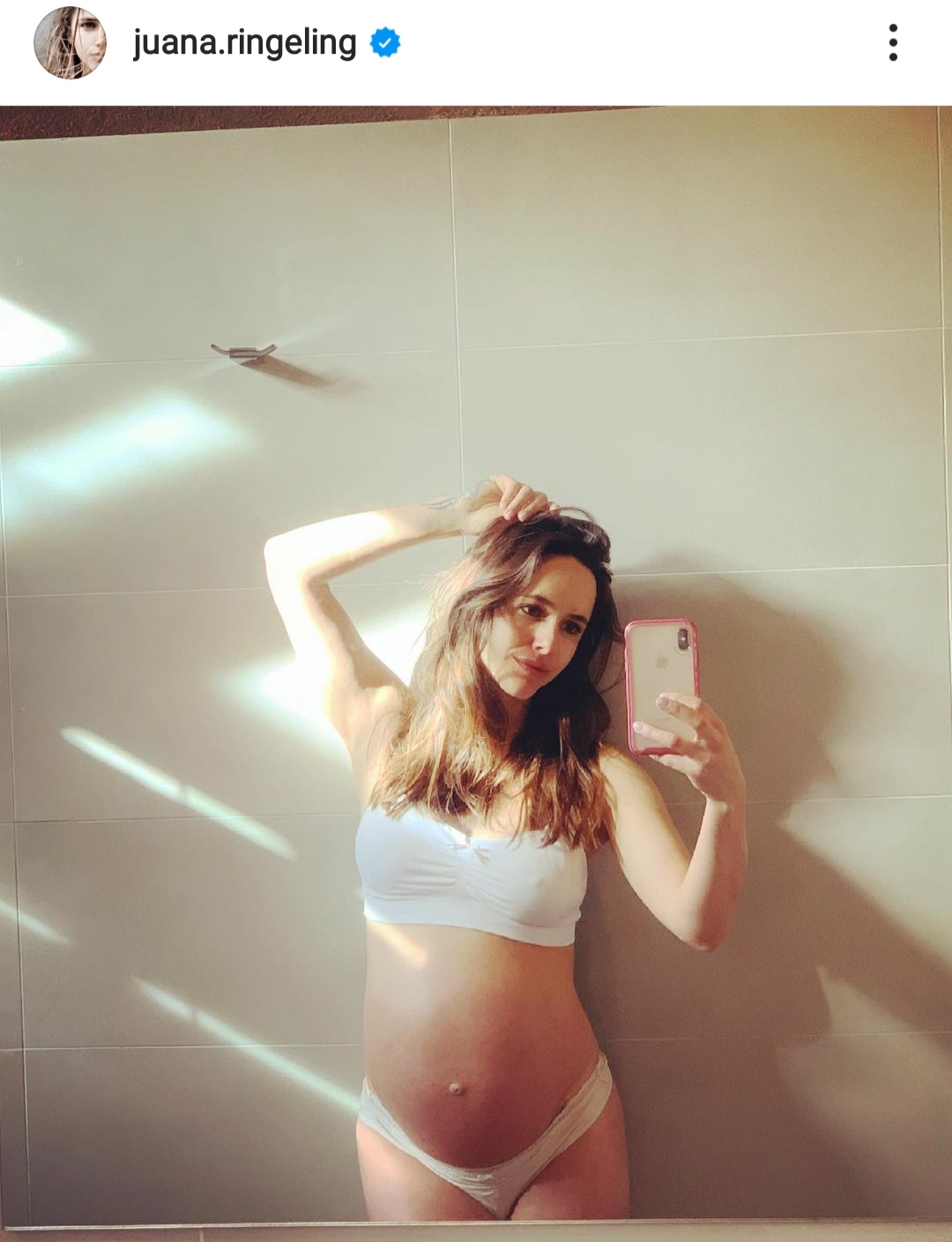 Juanita Ringeling embarazo