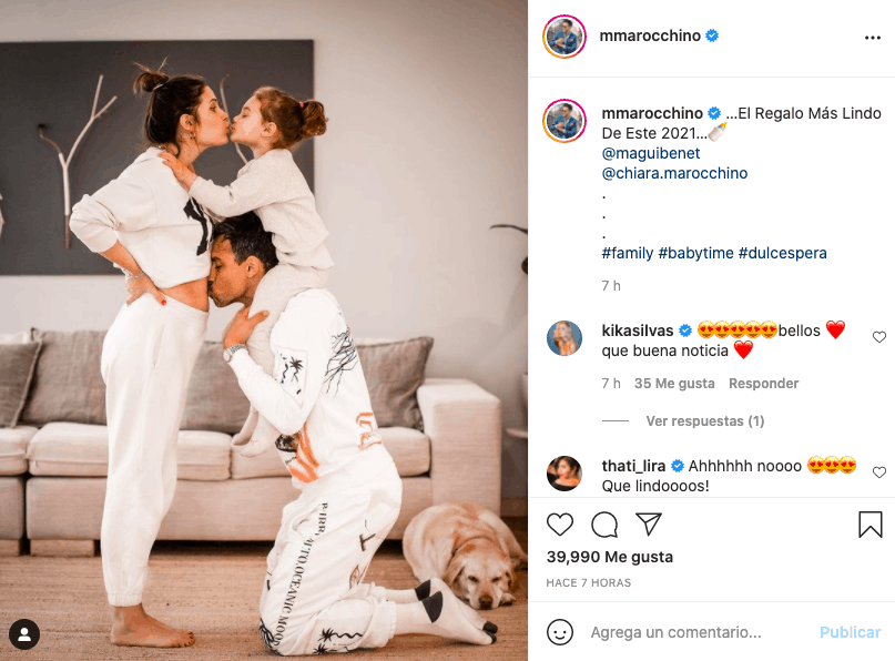 Marcelo Marocchino anunció que será padre