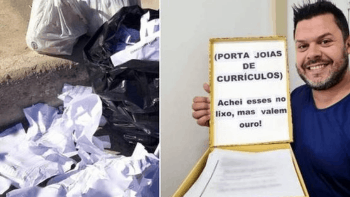 Brasil: hombre encuentra 62 curriculums en la basura y consigue empleo a 14 personas