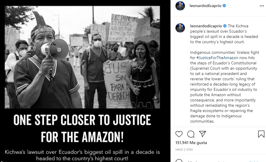 instagram de leonardo di caprio
