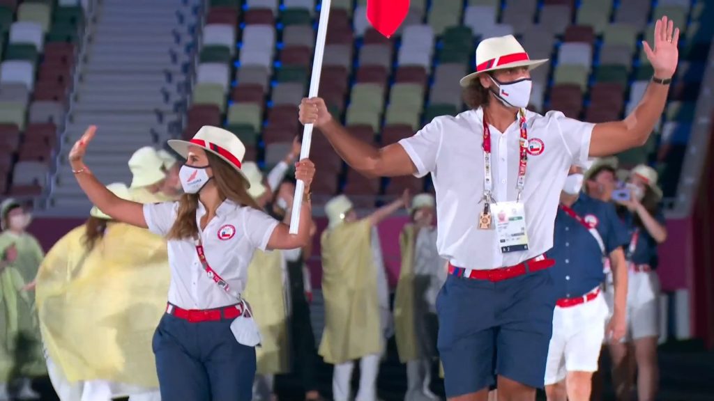 Entrada del Team Chile en Tokio 2020