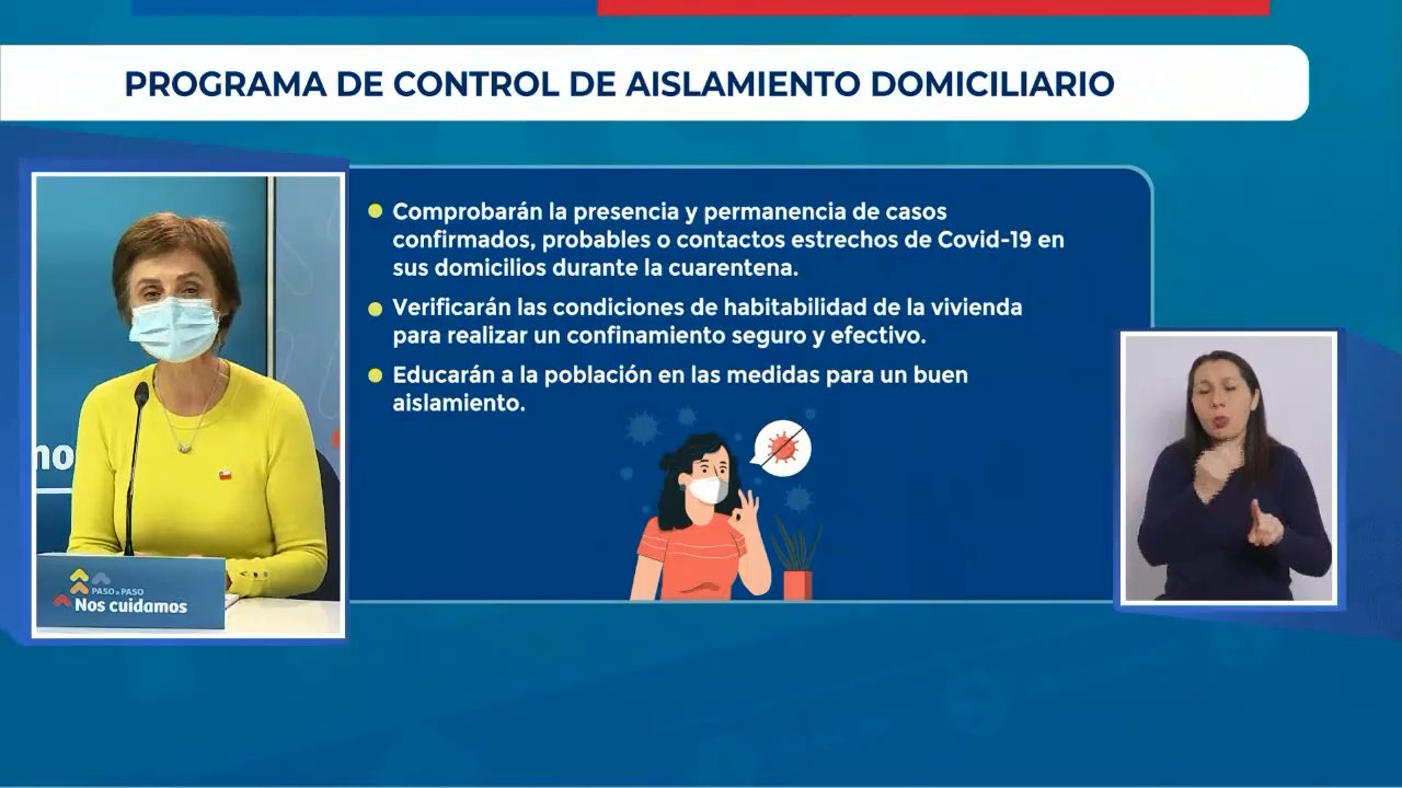 Anuncio Programa Control De Aislamiento Domiciliario Minsal