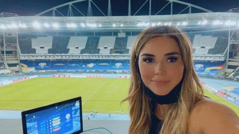 Daniella Duran, la periodista vinculada a Arturo Vidal, viene a Chile