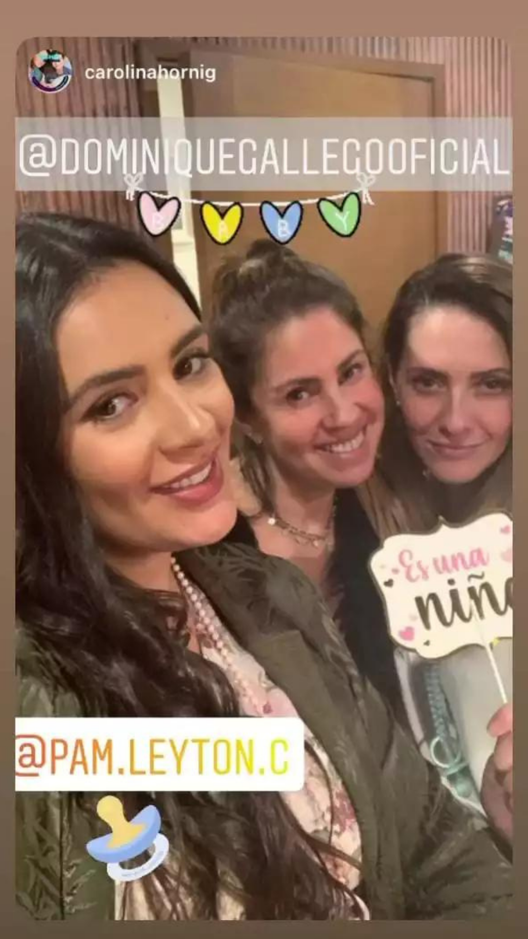 Dominique Gallego Celebro Baby Shower Con Intimo Encuentro Con Amigas