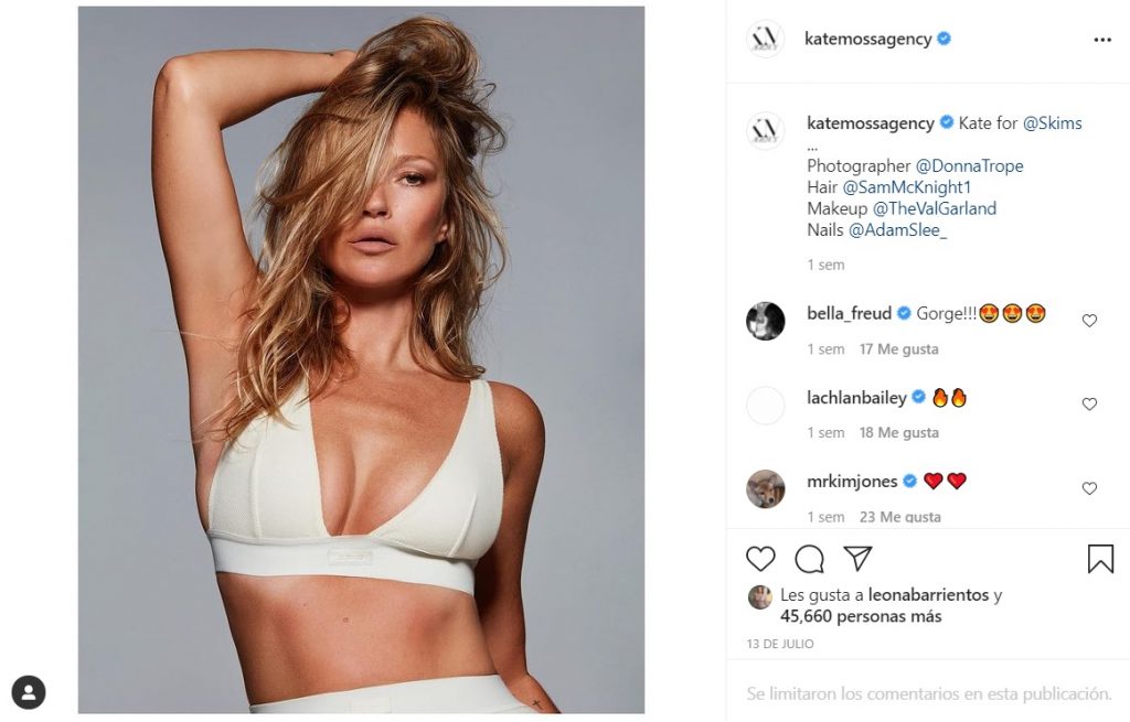 Kate Moss Para SKIMS