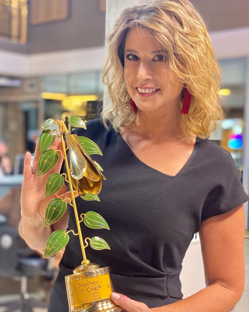 Macarena Pizarro Conductora De CHV Y Pareja De Sichel