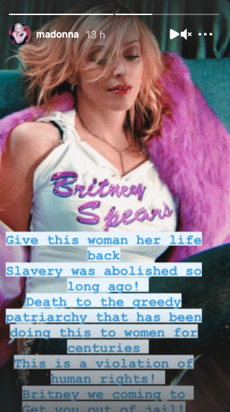Madonna Apoyo Britney Spears