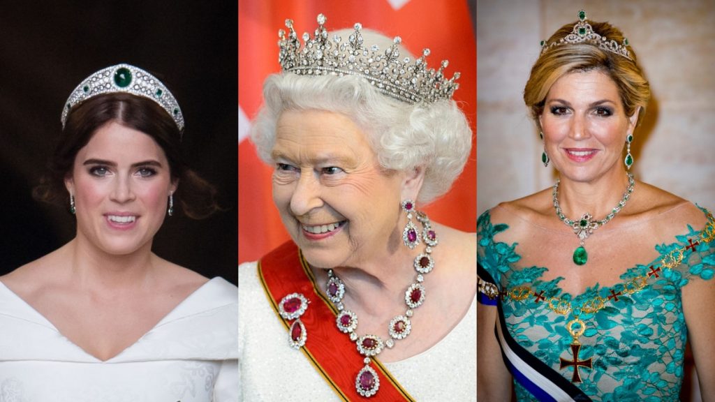 Tiara Cara Familia Real