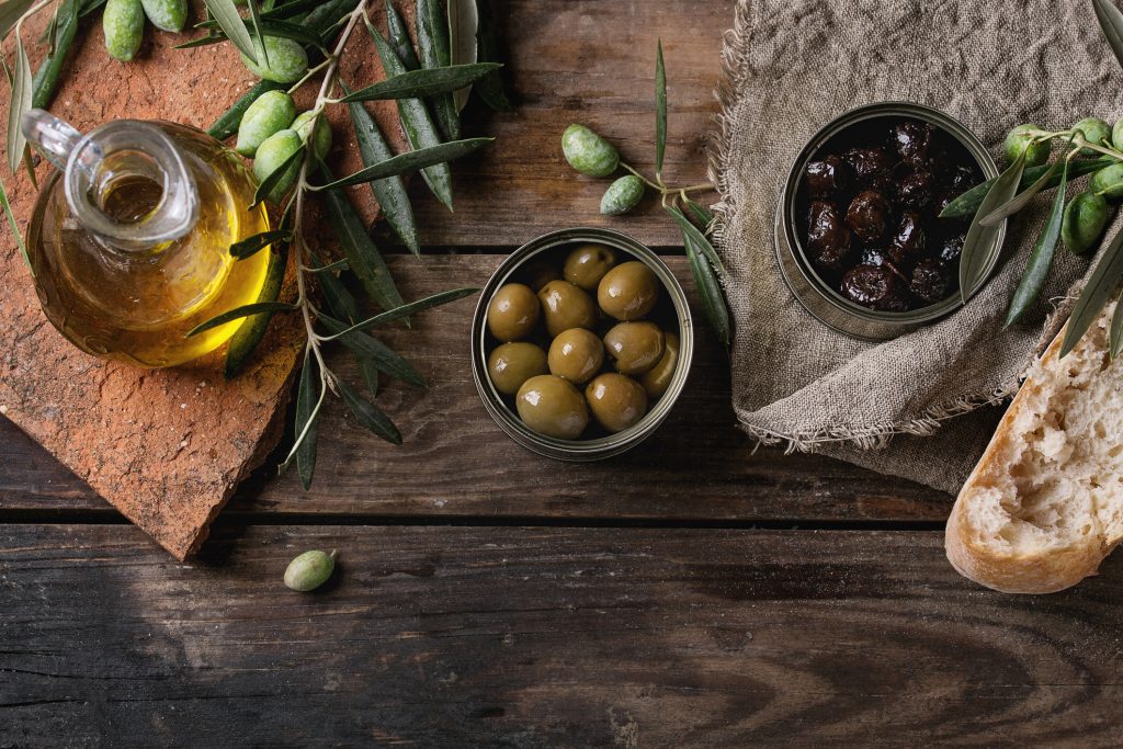 Aceite de oliva truco para alimentación sana y saludable