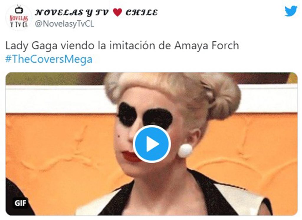 Amaya Forch como Lady Gaga