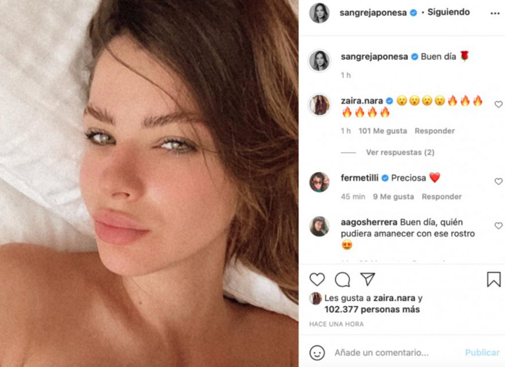 China Suárez Foto Recién Despierta