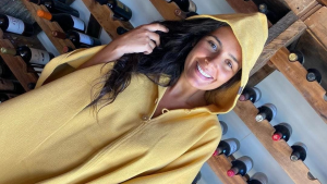 Dominique Gallego y la tierna foto de su hija con tres semanas de vida