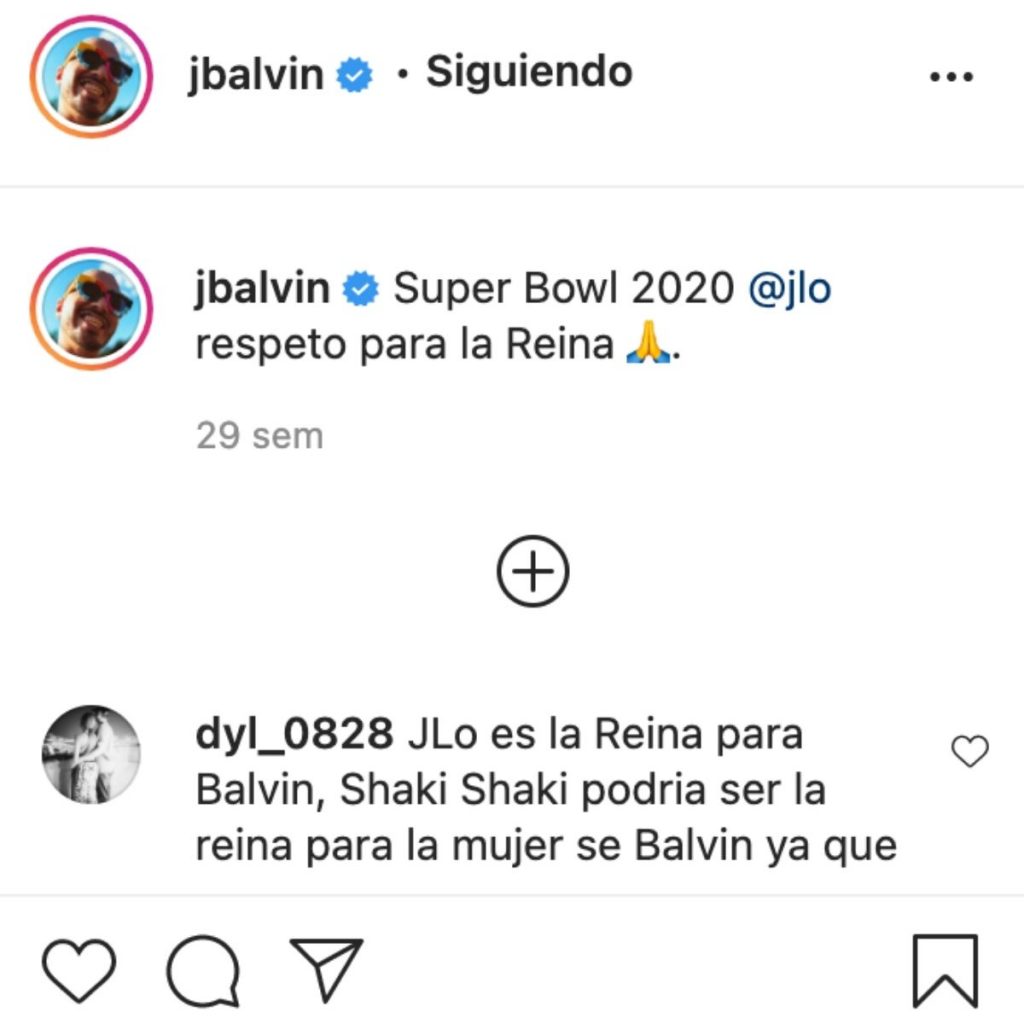 J Balvin En Instagram