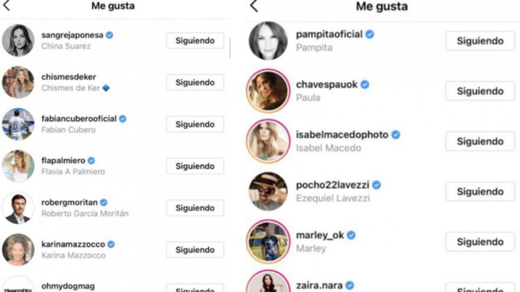 Likes De Pampita Y La China Suárez