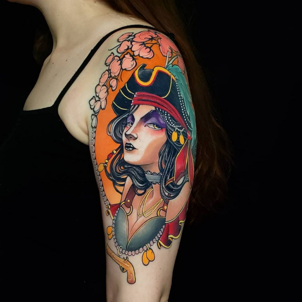 Neotradicional Tattoo