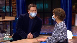 Las blusas de Paula Daza protagonizaron el primer programa de Julio César Rodríguez