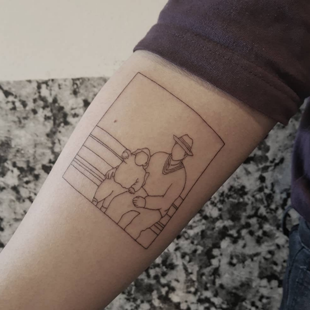 Retrato Con Líneas Finas mejores ideas de tatuajes