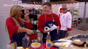 Víctor Díaz y el divertido momento que protagonizó con "Luli" en «El Discípulo del Chef»