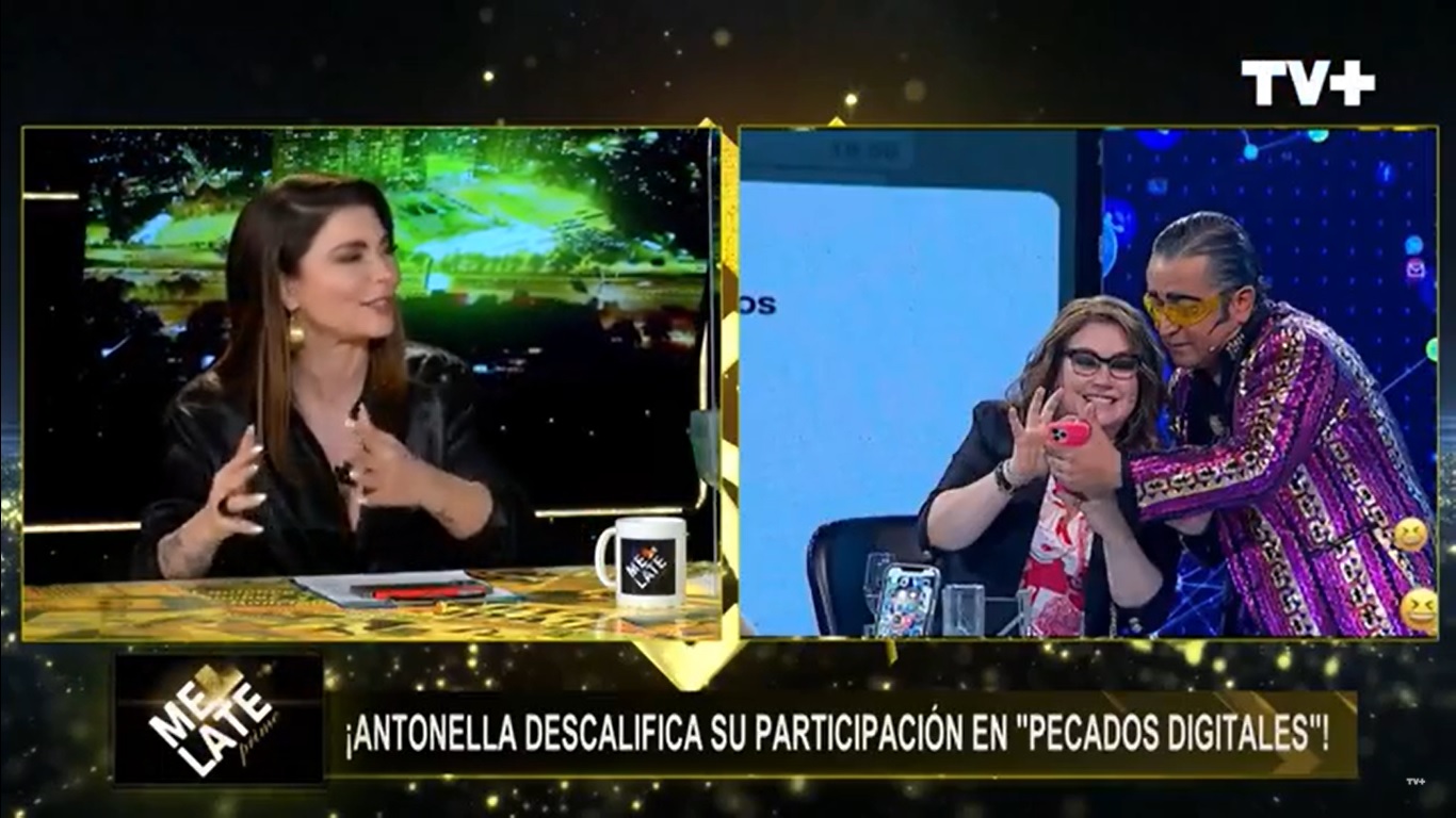 Antonella Rios Y Polemica En Grabacion De Programa De Mega Pecados Digitales