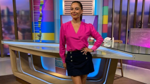 La emotiva despedida de Ángeles Araya de 'Aquí Somos Todos'