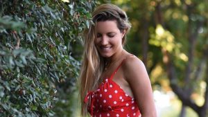 ¡Total ternura! Lucila Vit embarazada, mostró la primera foto de su pancita