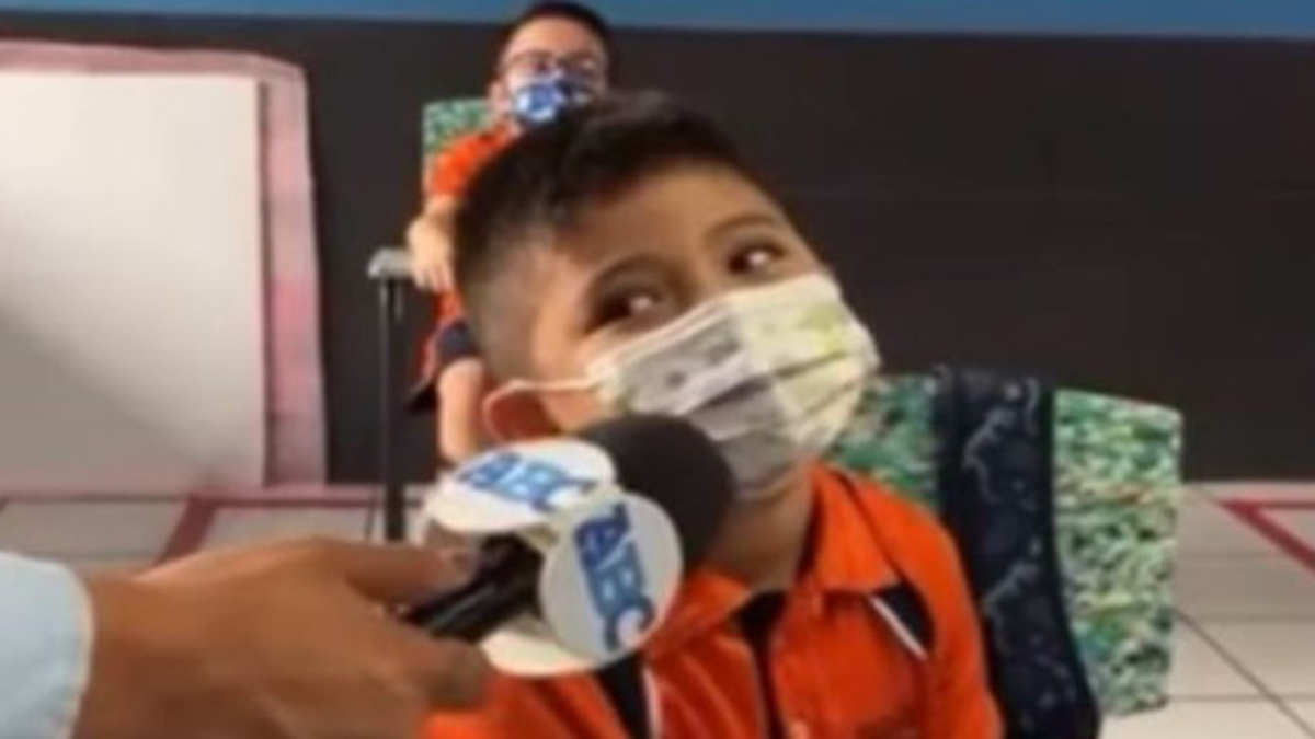 Viral: entrevistaron a un niño por el regreso a clases presenciales y la respuesta sorprendió