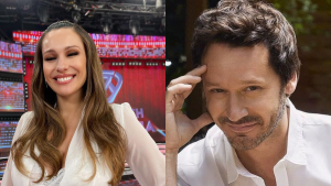 Pampita y Benjamín Vicuña emocionados con la primera comunión de su hijo