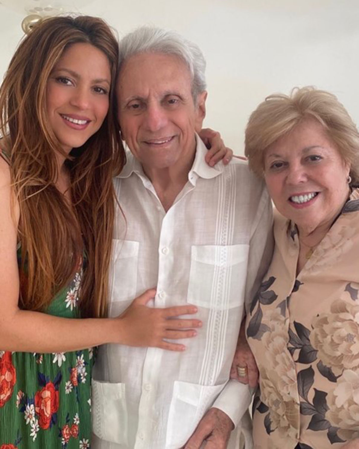 El papá de Shakira cumple 90 años y la cantante lo celebra en Instagram