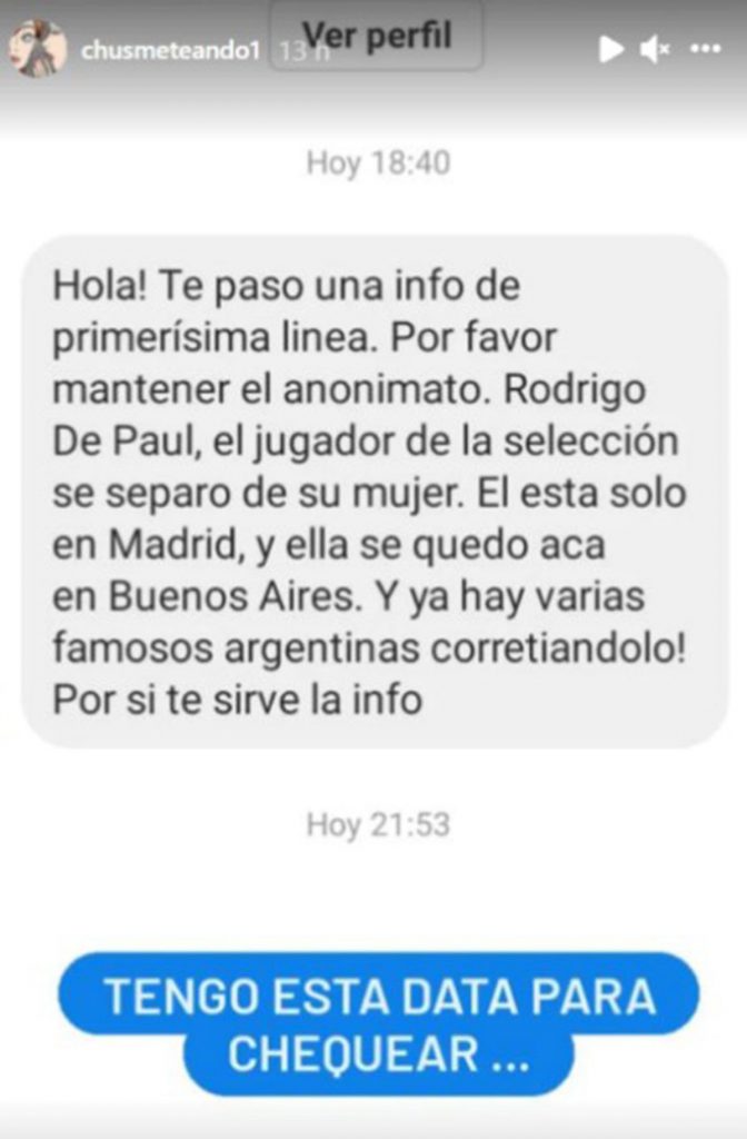 China Suárez Y Rodrigo De Paul