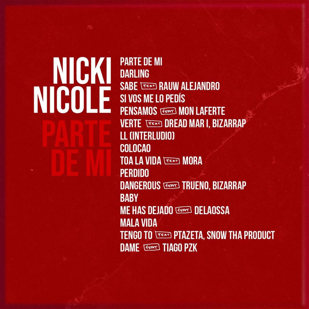 Lista De Canciones De Nicki Nicole