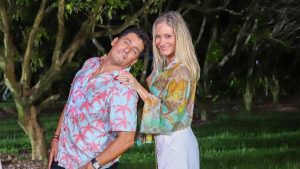 Marcela Vacarezza y Rafael Araneda lucieron sus disfraces de Halloween