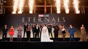 Alfombra roja de "Eternals": Así lucieron los famosos