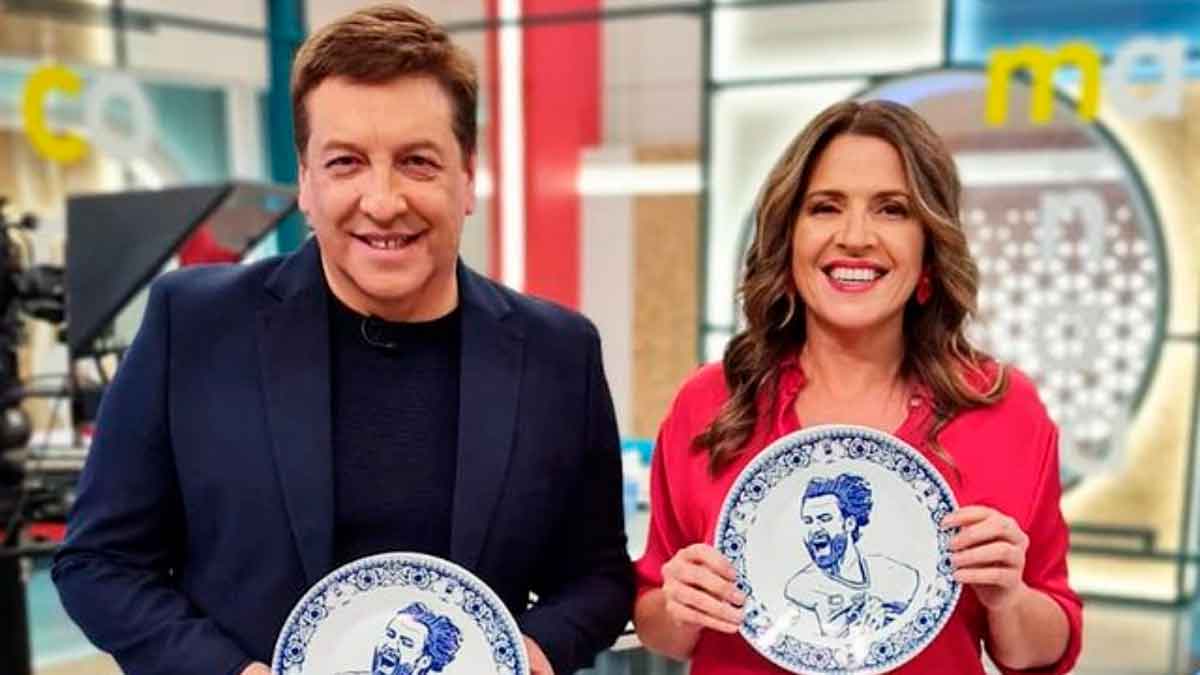 Julio César y Monserrat Álvarez festejaron el triunfo de La Roja con particular celebración