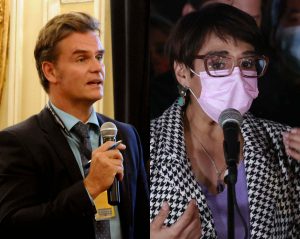 "Bienvenidos": Karina Oliva y Amaro protagonizan tensa discusión