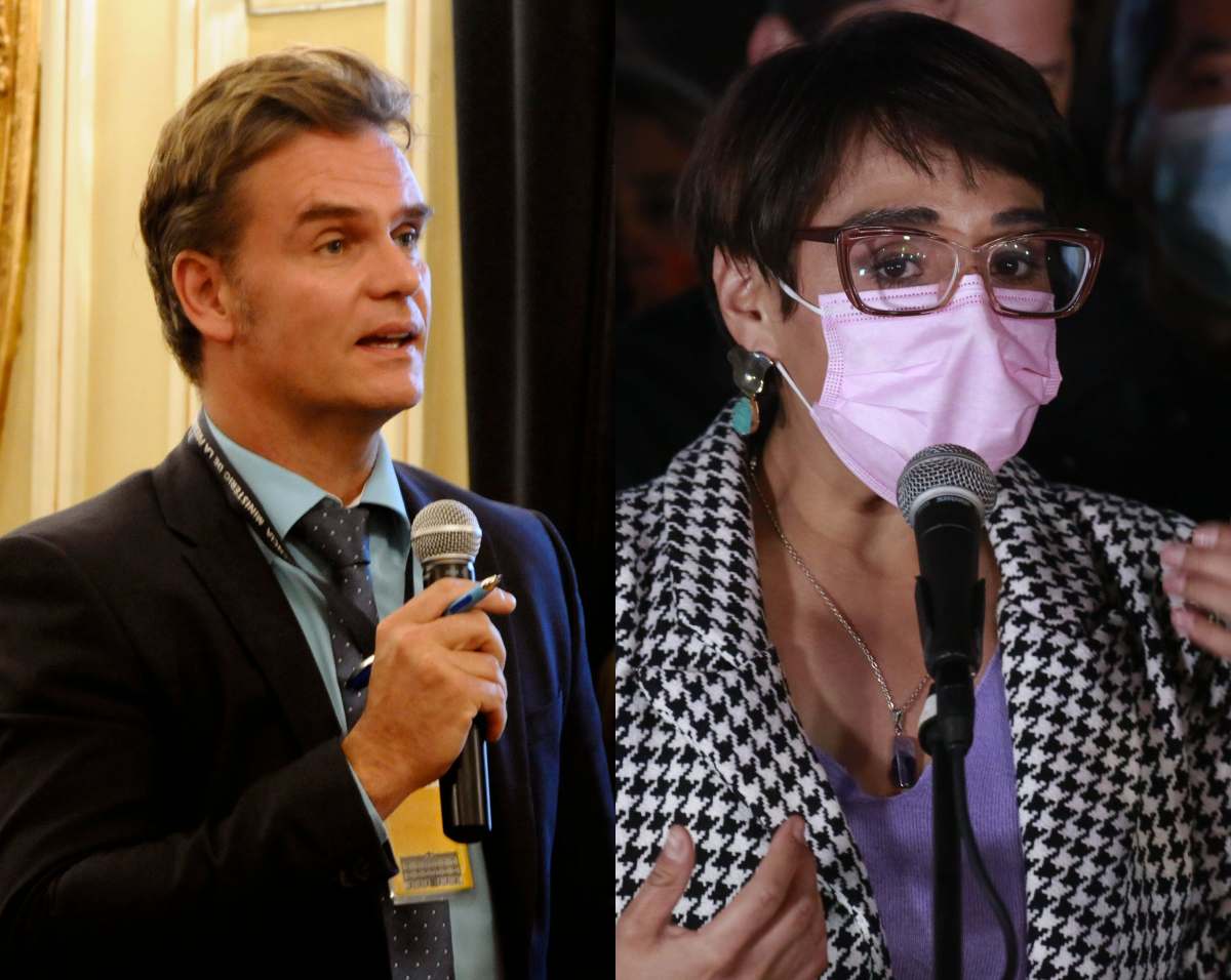 "Bienvenidos": Karina Oliva y Amaro protagonizan tensa discusión