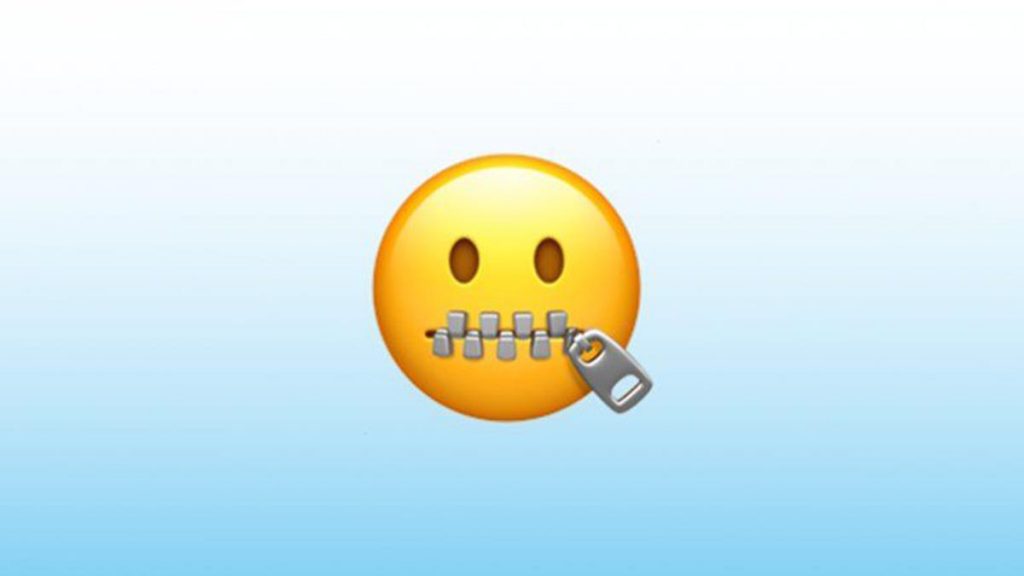 Emoji De WhatsApp Boca De Cremallera