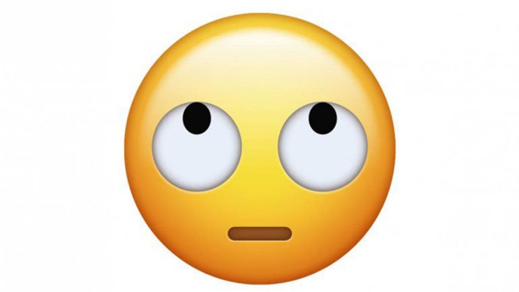 Emoji De WhatsApp Ojitos En Blanco