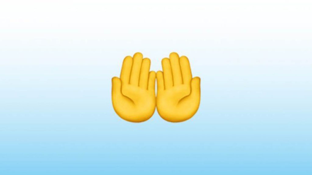 Emoji De WhatsApp Palmas Arriba